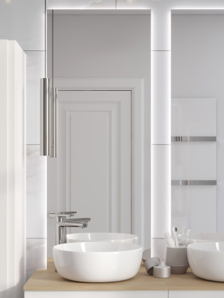 Смеситель для раковины высокий MODUO