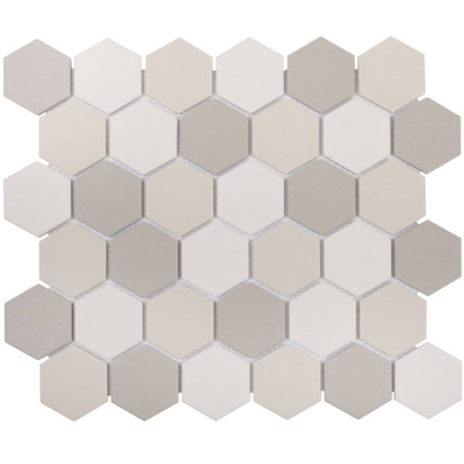 Противоскользящая мозаика, Hexagon Small LB Mix Antislip 51x59, Non-Slip