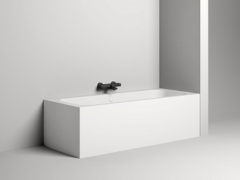 Ванна из литьевого мрамора Salini Orlanda Axis 180х80 103212M матовая Ванна из литьевого мрамора Salini Orlanda Axis 180х80 103212M матовая