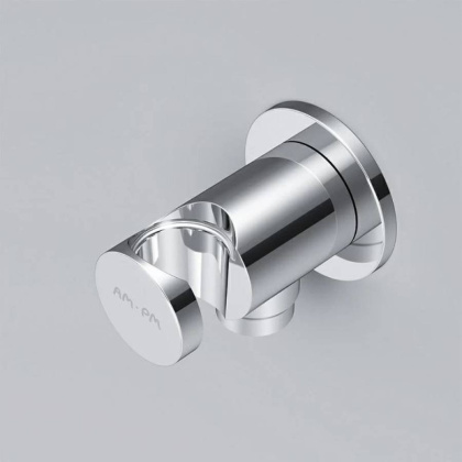 F0602100 Шланговое подсоединение с держателем, Хром, шт.