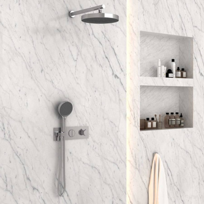 Душевой комплект VSFW-422TI2CH встраиваемый, хром