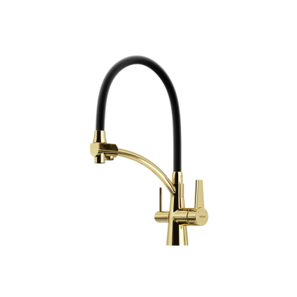Смеситель для кухни SANCOS Eri с возможностью подключения фильтра, цвет полированное золото, арт. SC4001ZG