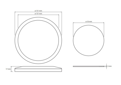 Косметическое зеркало без подсветки Косметическое зеркало без подсветки