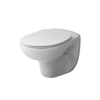 C851700SC Joy Унитаз подвесной без ободка с сиденьем микролифт