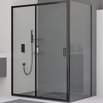 Душевой уголок RGW Classic CL-48B 110x80 32094881-014 профиль Черный матовый стекло прозрачное Душевой уголок RGW Classic CL-48B 110x80 32094881-014 профиль Черный матовый стекло прозрачное