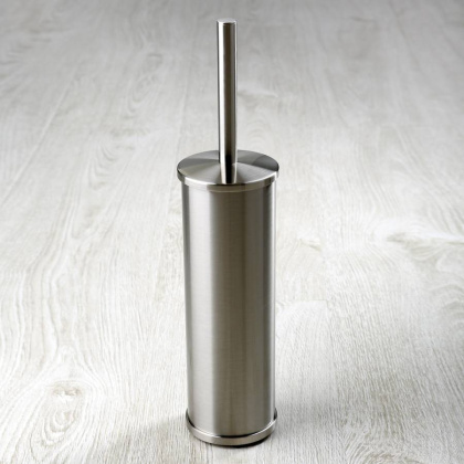 Щетка для унитаза напольная, 8,5х38,5х8,5 см, хром, K-1047