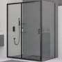 Душевой уголок RGW Classic CL-48B 110x80 32094881-014 профиль Черный матовый стекло прозрачное