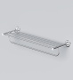 Полка для полотенец A8037700 Like, 13,8х65,5х20 см, хром