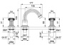 OLIMP-BBS2-03/24-Sw Смеситель для биде на три отверстия с донным клапаном, золото, ручки Swarovski OLIMP-BBS2-03/24-Sw Смеситель для биде на три отверстия с донным клапаном, золото, ручки Swarovski