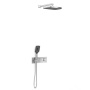 Душевой комплект VSFW-422T1CH встраиваемый, термостатический, 2 режима, хром