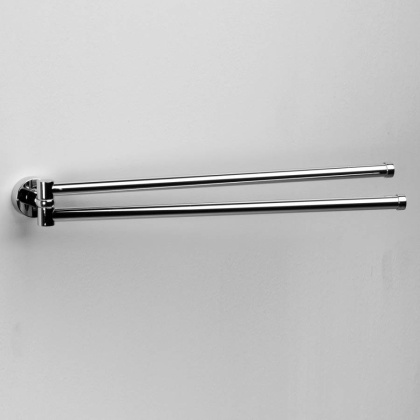 Держатель полотенец двойной Donau, 44,3х4,5х5,5 см, хром, K-9431