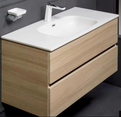 Тумба без раковины Vallessi 140*46cm LIGHT OAK 4 полки 837-140-LA Boheme