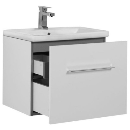 Тумба с раковиной Aquanet Порто 60 белый