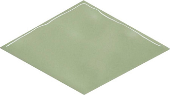 Декор Риад зелёный светлый глянцевый 13,5x7,8x0,9