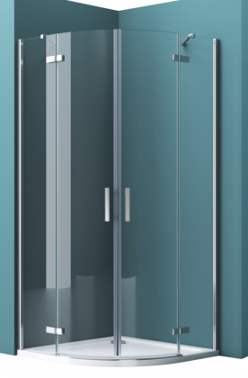 Душевой уголок BelBagno KRAFT-R-2-90-C-Cr