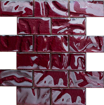 Мозаика S-827 стекло (48*98*8) 248*298 