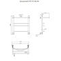 Полотенцесушитель Приоритет НП 3 П 60*50 (ЛЦ2)