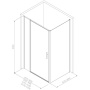 Душевой уголок Allen Brau Priority 140x90 3.31036.BBA + 3.31045.BBA черный браш Душевой уголок Allen Brau Priority 140x90 3.31036.BBA + 3.31045.BBA черный браш