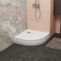 Душевой поддон RGW Style-P 80 x 80 см, четверть круга, акриловый, белый, 16180488-11