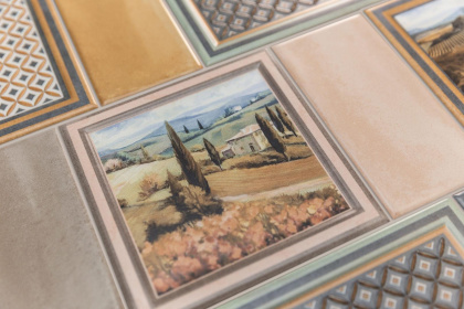 Декор Монтальбано 4 матовый 15x15x0,82