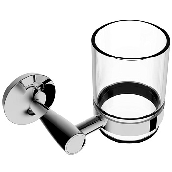 Подстаканник одинарный RUSH Balearic, 9х12х10 см, хром, BA39310