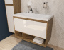 Тумба подвесная под умывальник Monaсo Wood 900х480 1 ящик (ШхГхВ) 898х476х607