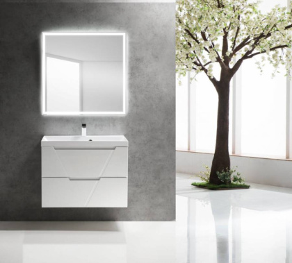 Тумба с раковиной подвесная BelBagno VITTORIA 70 Bianco Lucido-P,раковина белая Тумба с раковиной подвесная BelBagno VITTORIA 70 Bianco Lucido-P,раковина белая