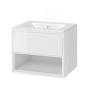 Тумба под раковину EXCELLENT Tuto 60 см (белый/белый), 1 ящик