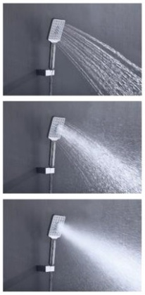 Душевая система Timo Torne SX-4399/03SM скрытого монтажа, черная