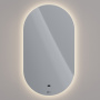Зеркало Lemark OLSA 55х100см овальное с интерьерной подсветкой, с подогревом