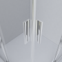 Душевой уголок Garda VSQ-1G800CL, 800*800, хром, стекло прозрачное 