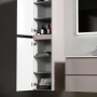 Шкаф-пенал SANCOS Snob R подвесной Doha Soft, 350х350х1650 мм, арт. PSNR35SM Шкаф-пенал SANCOS Snob R подвесной Doha Soft, 350х350х1650 мм, арт. PSNR35SM