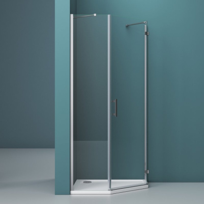 Душевой уголок BelBagno KRAFT-P-1-80-C-Cr-L Душевой уголок BelBagno KRAFT-P-1-80-C-Cr-L