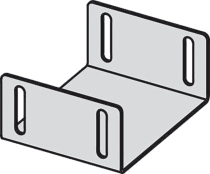Перемычка для дренажных желобов 75 мм, оцинкованная сталь Перемычка для дренажных желобов 75 мм, оцинкованная сталь