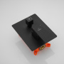 Душевая система встраиваемая Rose R2835H, черный