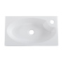 Тумба с раковиной подвесная с дверкой BelBagno PIETRA MINI 46-L Stucco Cemento, раковина белая Тумба с раковиной подвесная с дверкой BelBagno PIETRA MINI 46-L Stucco Cemento, раковина белая