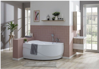 Акриловая ванна Aquanet Maldiva 150x90 L Акриловая ванна Aquanet Maldiva 150x90 L