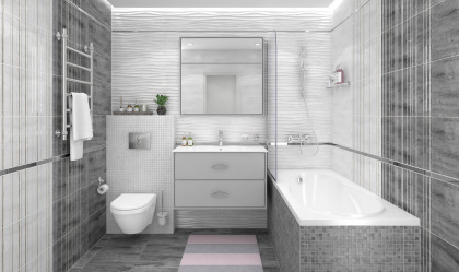 Керамогранит Concrete тёмно-серый 40х40 (11шт_1,76м2), м2