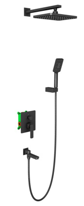 Душевая система Timo Torne SX-4399/03SM скрытого монтажа, черная