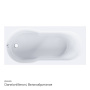 Акриловая ванна X-Joy A0 150x70 см, шт Акриловая ванна X-Joy A0 150x70 см, шт