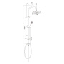 Душевой гарнитур с верхней лейкой, KDC02