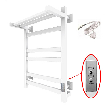 Полотенцесушитель Пэк сп 21 кв П 60х50 белый ВГП