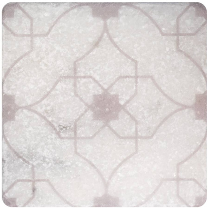 Натуральный мрамор, WHITE MOTIF №7 10x10, Marble Натуральный мрамор, WHITE MOTIF №7 10x10, Marble