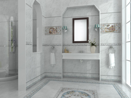 Керамогранит Laparet Calacatta Royal сатинированный 60х60 (4шт_1,44м2), м2