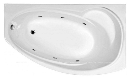 Акриловая ванна Aquanet Jersey 170х90 R 203989 Акриловая ванна Aquanet Jersey 170х90 R 203989