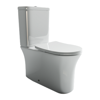 Напольная пристенная чаша унитаза STAR Rimless