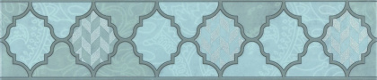 Бордюр OP\A27\6331 Фоскари бирюзовый 25*5,4 (уп/30шт), шт