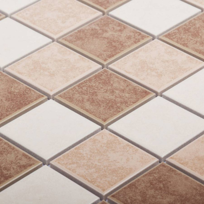 Керамическая мозаика, Beige Matt 48х48, 5х5 см Керамическая мозаика, Beige Matt 48х48, 5х5 см