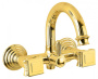 Смеситель OLIMP-VD-03/24-O Исполнение: Золото 24 карат, Ручки: Металл
