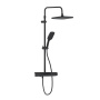 953760300 Gala душевая система с ванно  душевым ТМС смесителемполкой, чёрный